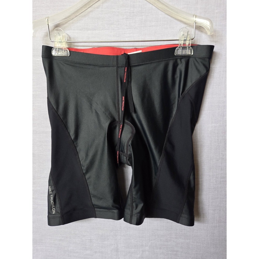 Nike triathlon shorts Mens Black Size Large Cycling Running Compression Shorts